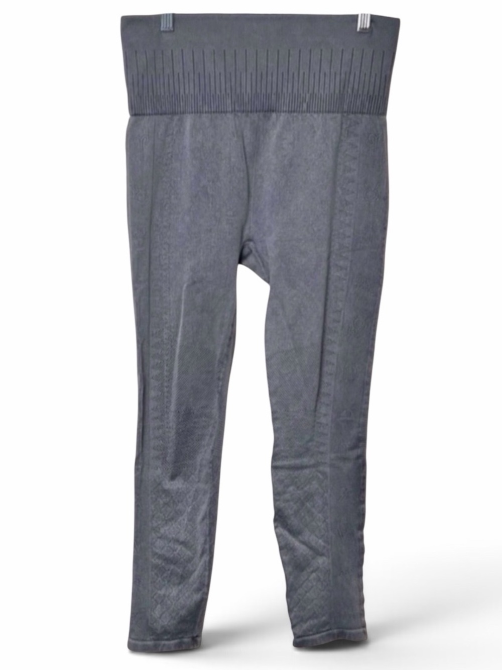 Nanette Lepore Blue Gray High-Waisted 7/8 Leggings Size 1X